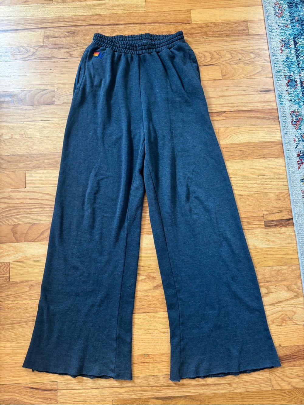 Aviator Nation Wide Leg Pocket Sweatpants - Size Medium - Picture 5 of 13